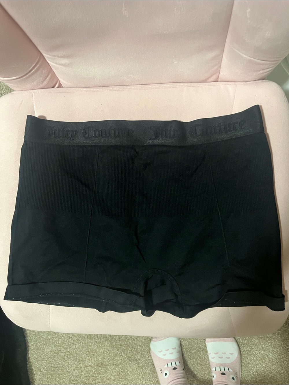 Juicy Couture Black Seamless Bike Shorts